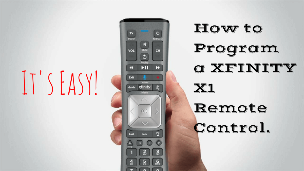 How To Program Your Xfinity X1 Remote Control | VanDruff Home